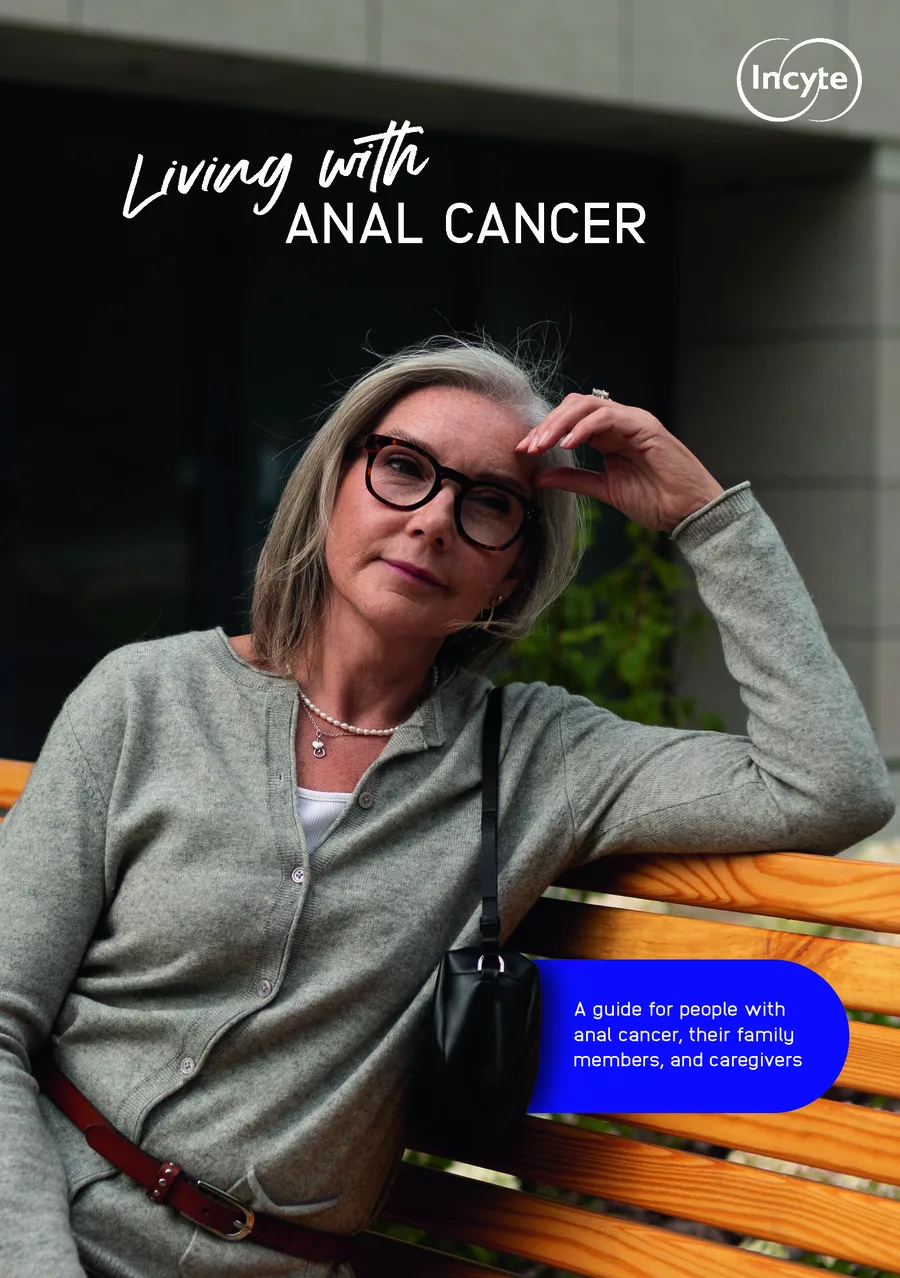 Anal cancer brochure cover